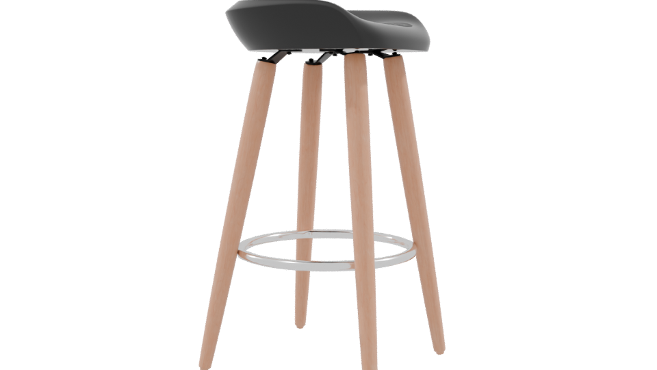 Bar Stool 3D Model - Professional 3D Model Render 9