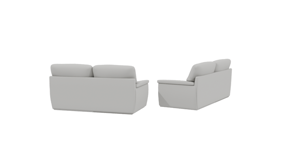 Stylish Modern Sofa Set 3D - Professional 3D Model Render 3