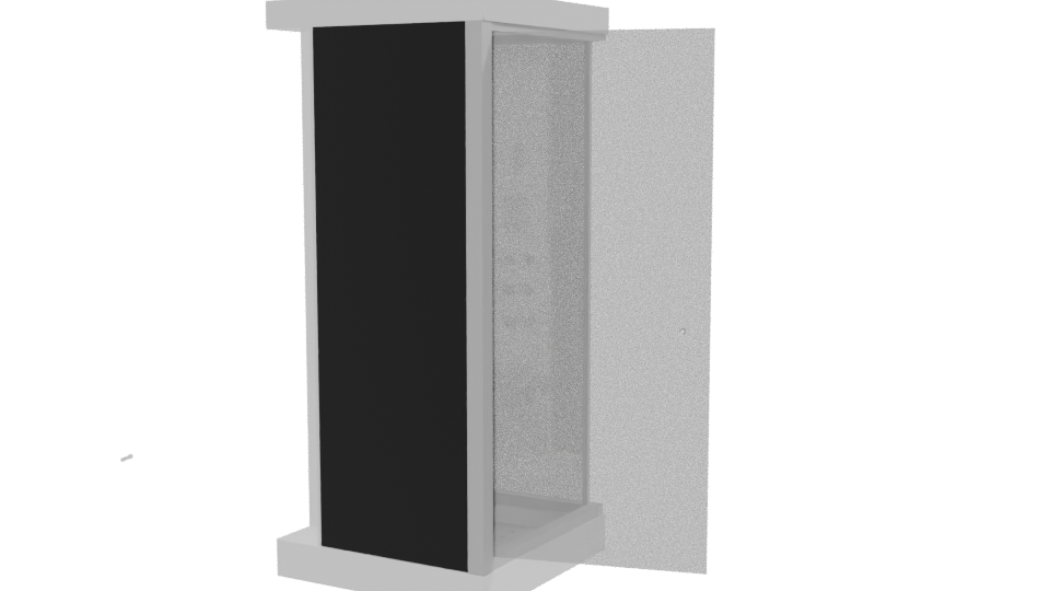 Stylish Modern Shower Cabin 3D - Professional 3D Model Render 9