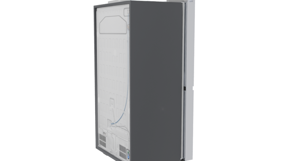 Sleek Refrigerator 3D Model - Professional 3D Model Render 7