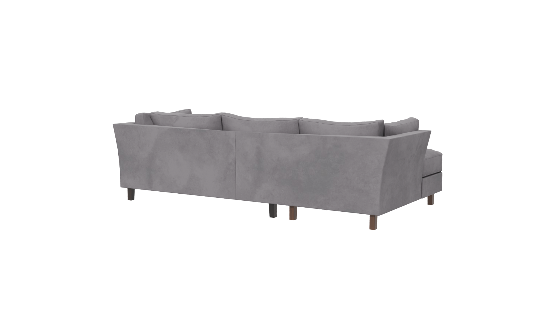 Modern Grey Sofa 3D Model - Professional 3D Model Render 6