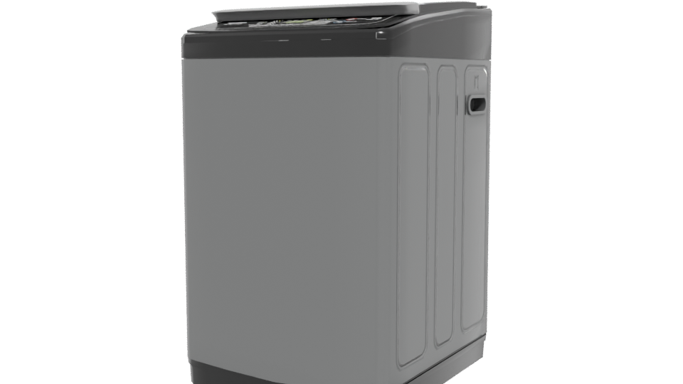 Stylish Top-Load Washing Machine 3D - Professional 3D Model Render 12