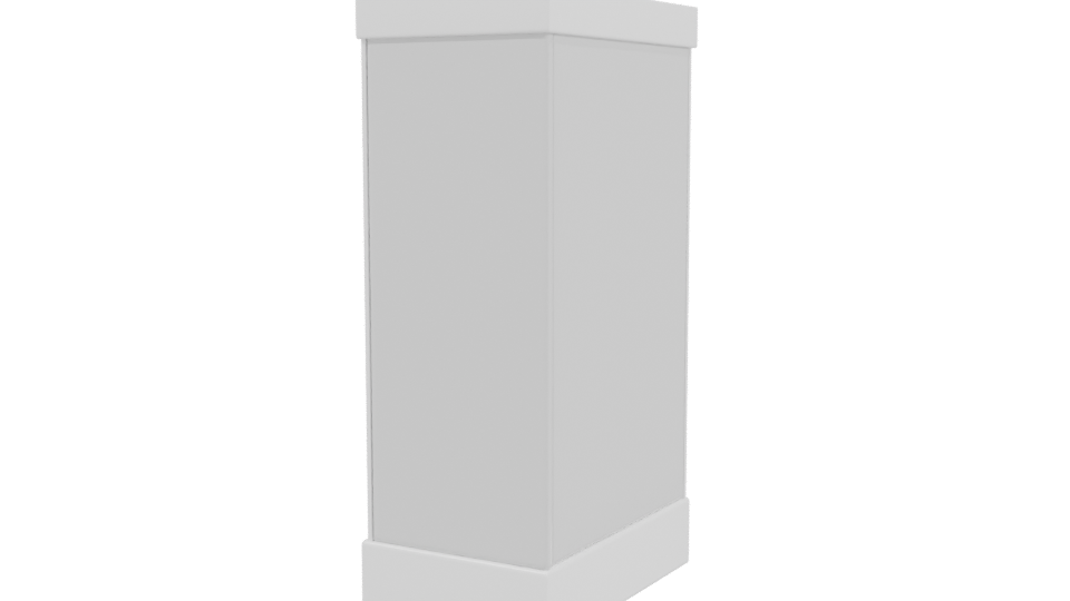 Stylish Shower Stall 3D Model - Professional 3D Model Render 3