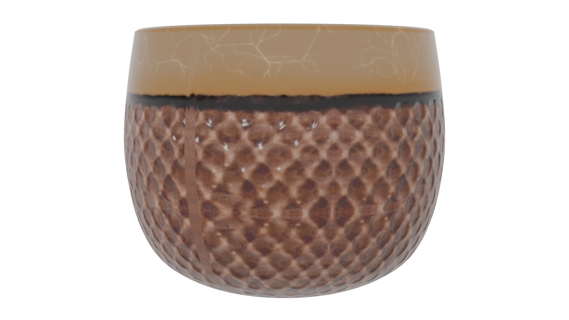 Elegant Metallic Honeycomb Vase 3D - Professional 3D Model Render 21