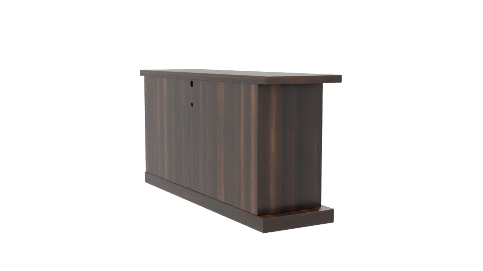 Stylish Wooden Console Table 3D - Professional 3D Model Render 7