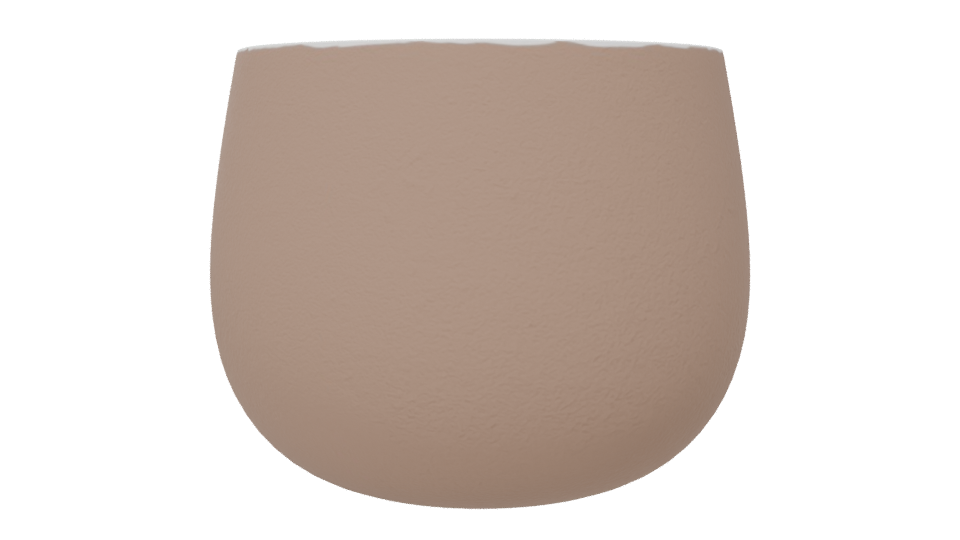 Minimalist Ceramic Flower Pot 3D - Professional 3D Model Render 6