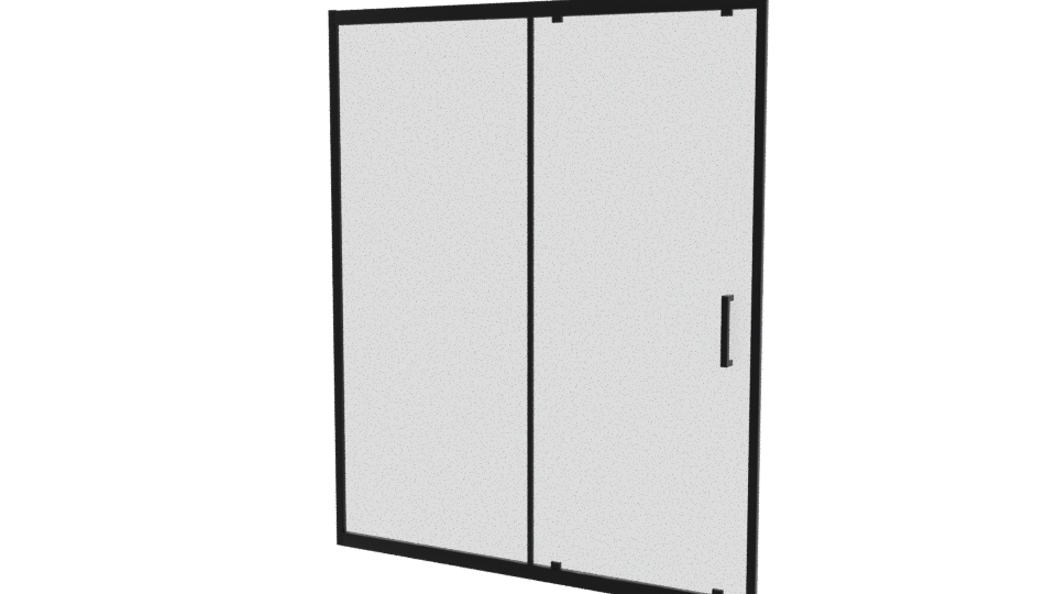 Sleek Double Door Closet Model - Professional 3D Model Render 12