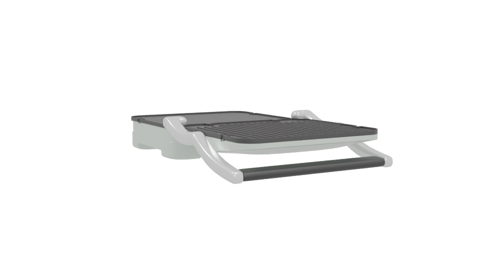 Compact Electric Grill 3D Model - Professional 3D Model Render 4