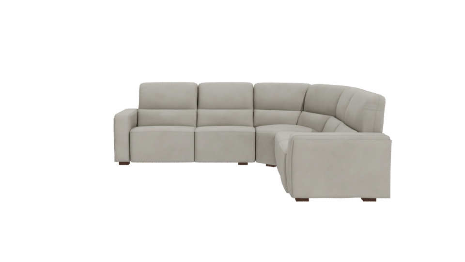 Modern Curved Sofa 3D Model - Professional 3D Model Render 11
