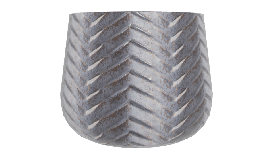 Stylized Ceramic Planter Model - Professional 3D Model Render 5