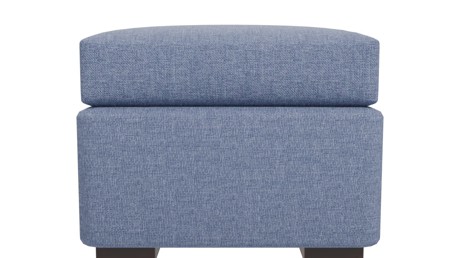 Stylish Blue Ottoman 3D Model - Professional 3D Model Render 11