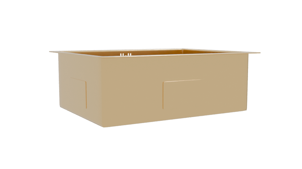 Stylish Modern Rectangular Container 3D Model - Professional 3D Model Render 10