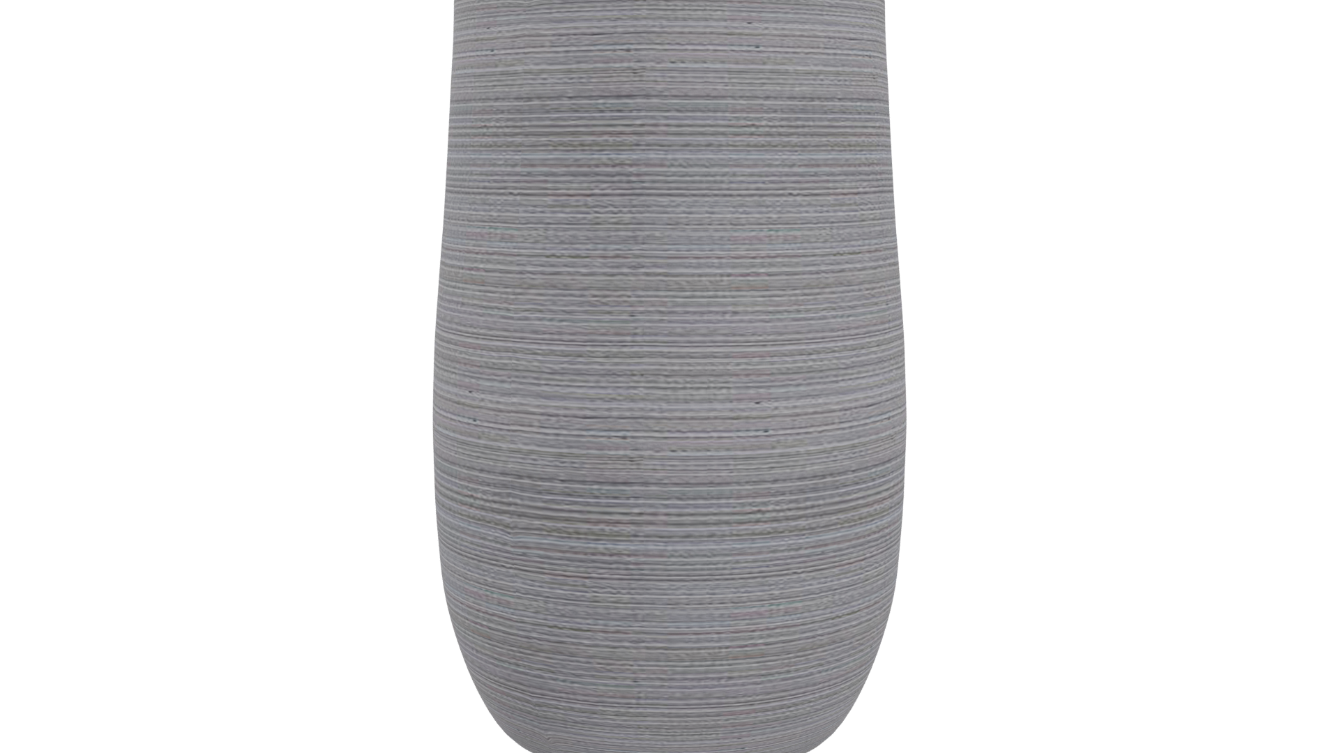 Tall Taupe Fiber Planter 3D Model - Professional 3D Model Render 19