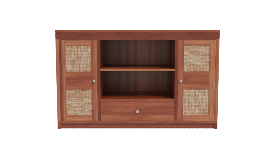 Stylish Wooden Console Table 3D - Professional 3D Model Render 11