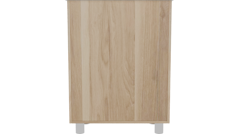 Contemporary Wooden Storage Cabinet 3D Model - Professional 3D Model Render 5