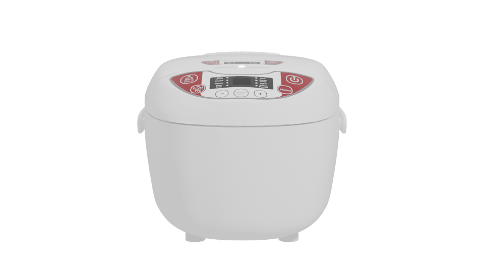 Compact Multicooker 3D Model - Professional 3D Model Render 11