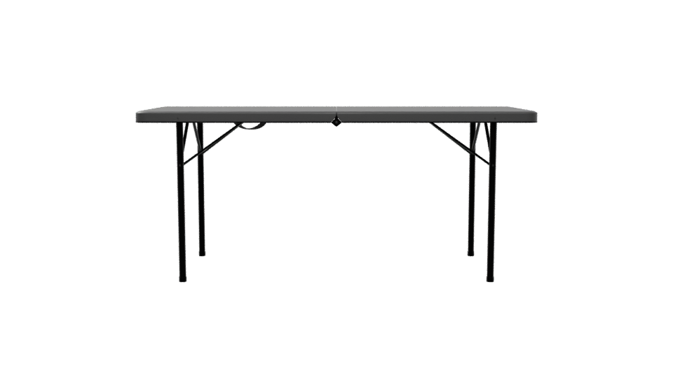 Elegant Minimalist Folding Dining Table 3D Model - Professional 3D Model Render 5