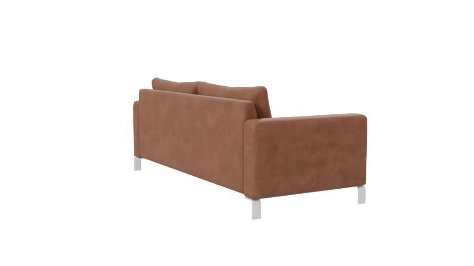Contemporary Leather Sofa Model - Professional 3D Model Render 7