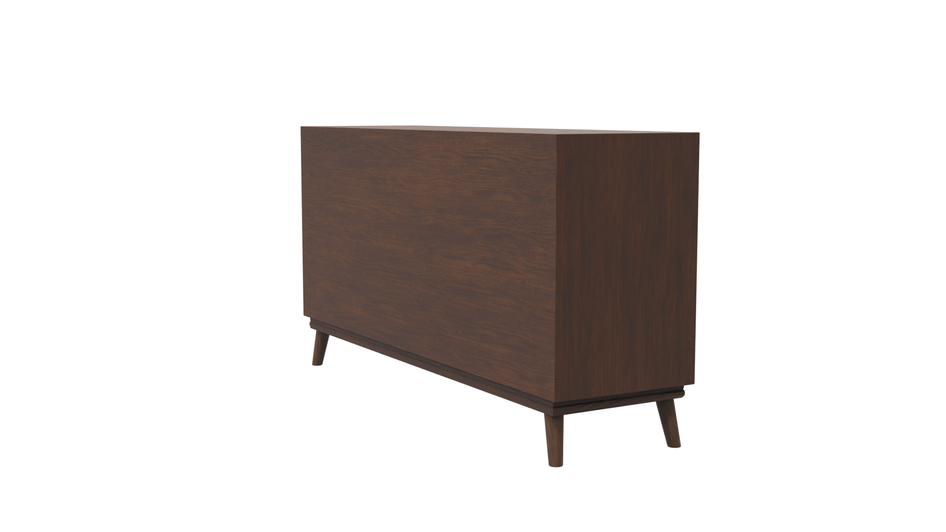 Stylish Wooden Cabinet Model - Professional 3D Model Render 7