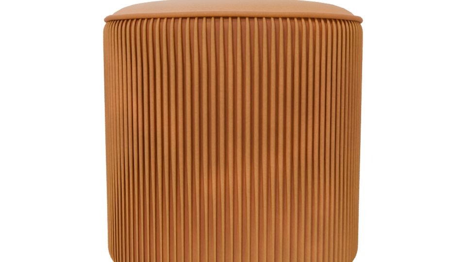 Stylish Modern Pouf 3D Model - Professional 3D Model Render 6