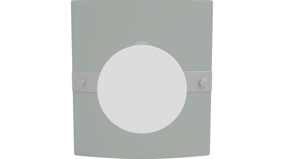 Stylized Metallic Shield 3D Model - Professional 3D Model Render 11