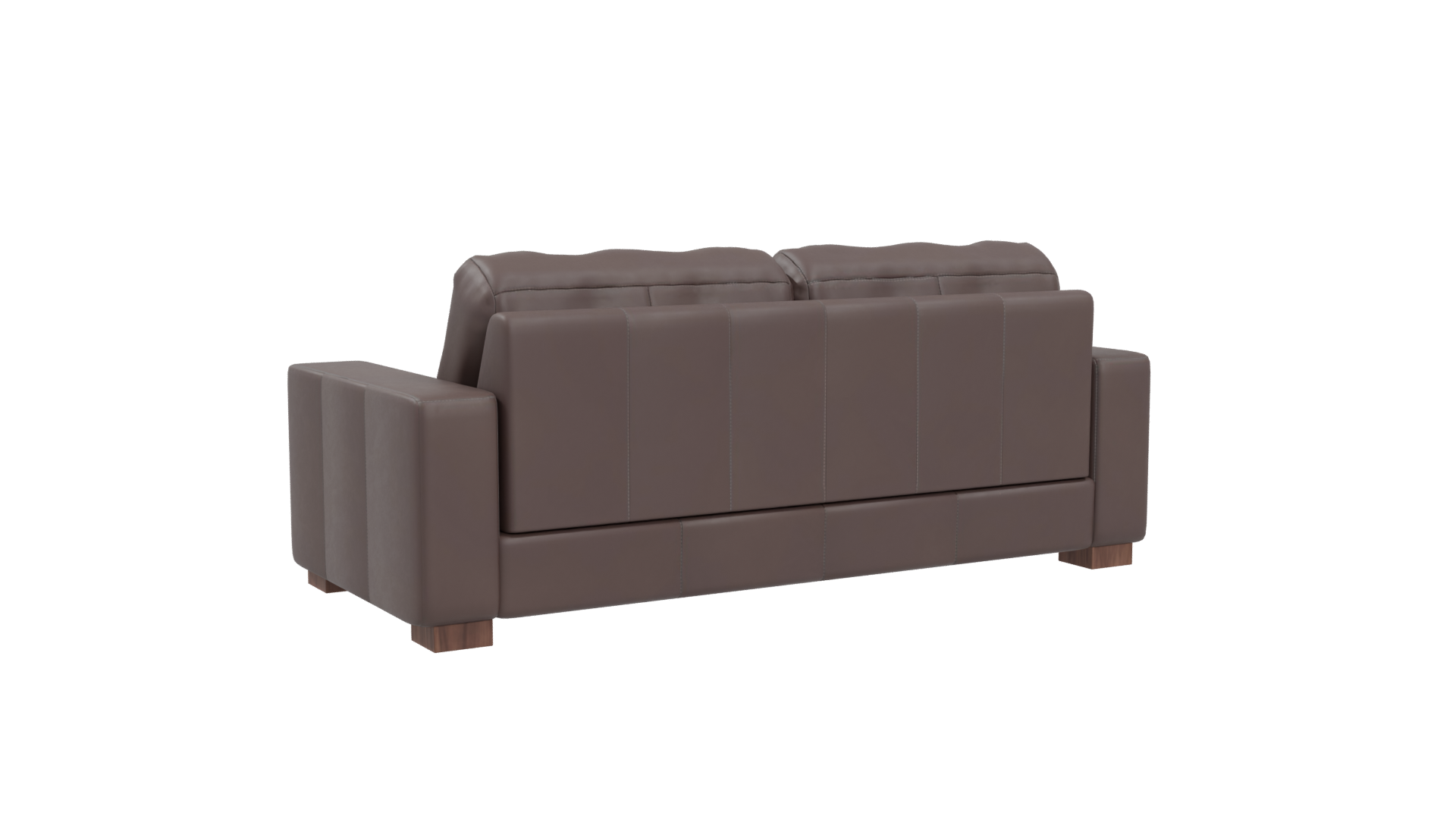 Stylish Brown Sofa 3D Model - Professional 3D Model Render 4
