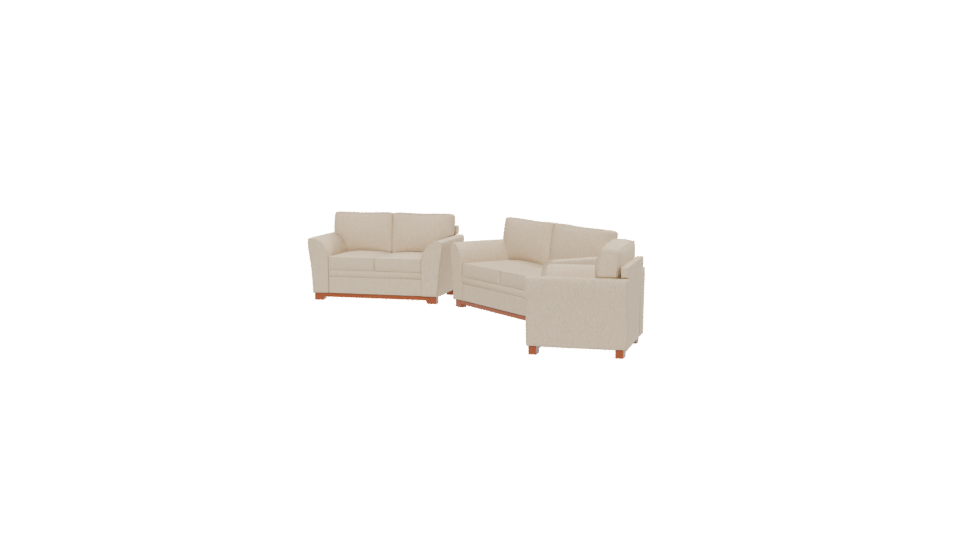 Elegant Sofa Seating Set 3D - Professional 3D Model Render 13