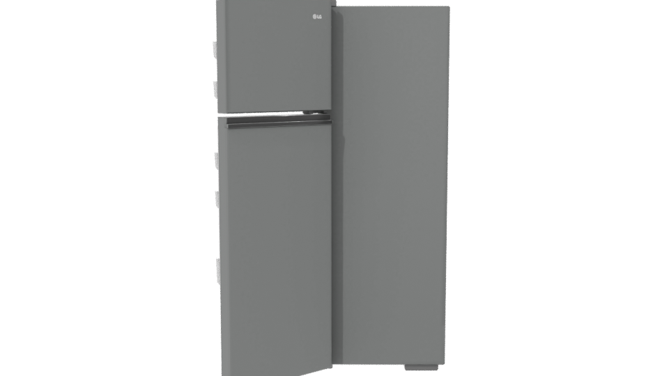 Realistic Household Refrigerator 3D Model - Professional 3D Model Render 2