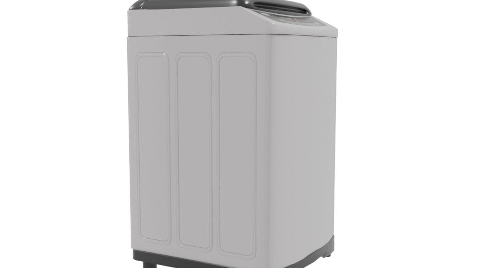 Stylish Household Washing Machine 3D - Professional 3D Model Render 9