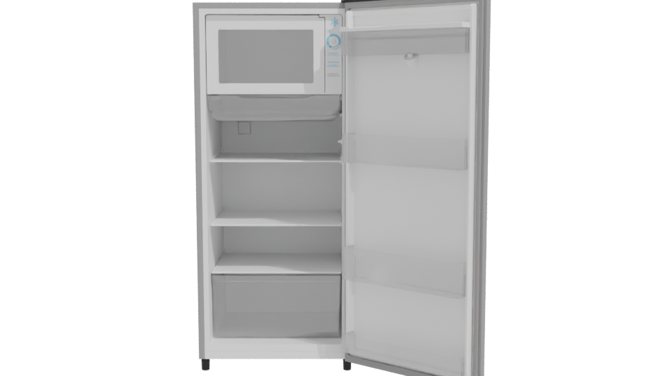 Stylish Household Refrigerator Model - Professional 3D Model Render 11