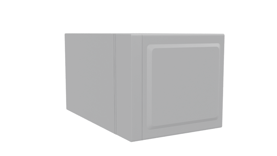Sleek Microwave Oven 3D Model - Professional 3D Model Render 13