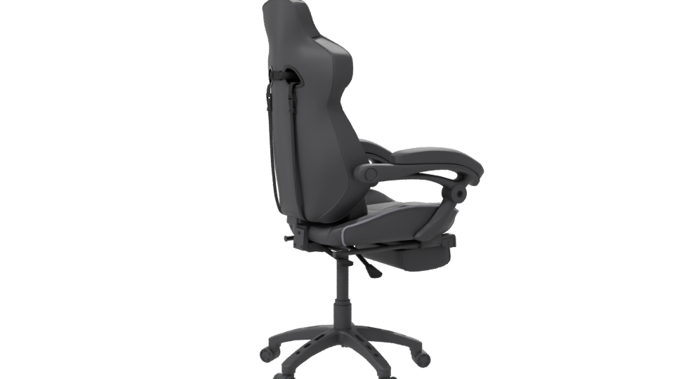 Ergonomic Gaming Chair 3D Model - Professional 3D Model Render 7