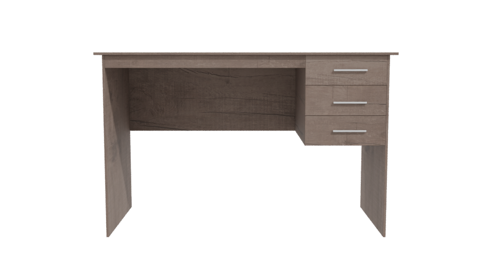 Modern Wooden Desk Model 3D - Professional 3D Model Render 11