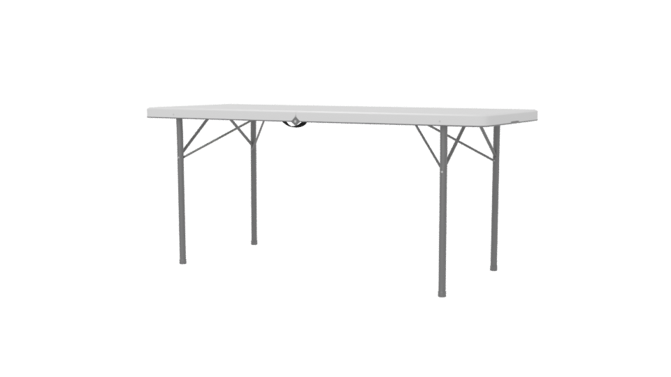 Folding Table 3D Model - Professional 3D Model Render 6