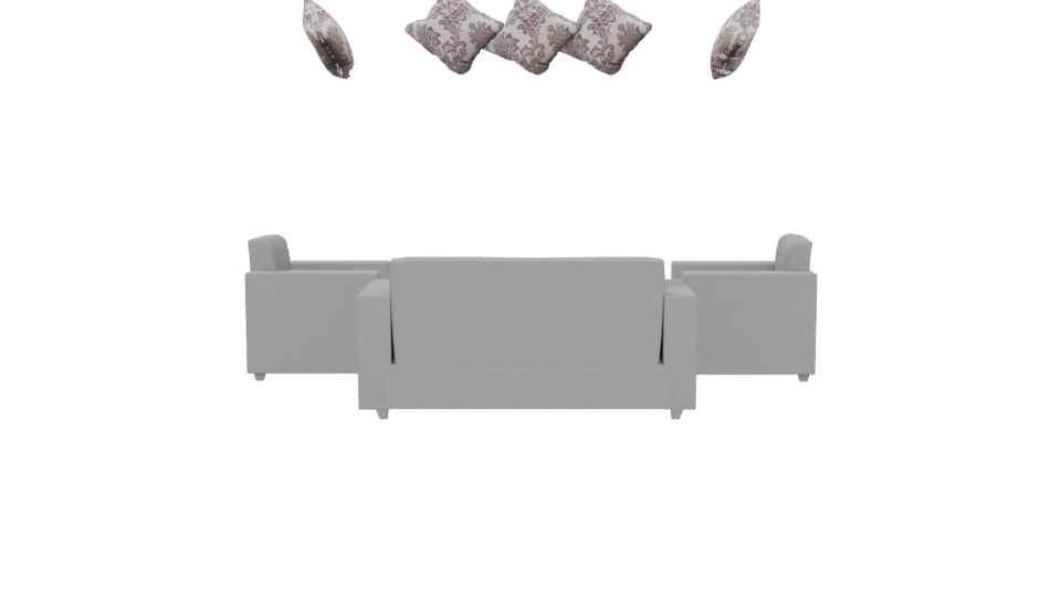 Stylish Modern Sofa Set 3D - Professional 3D Model Render 5