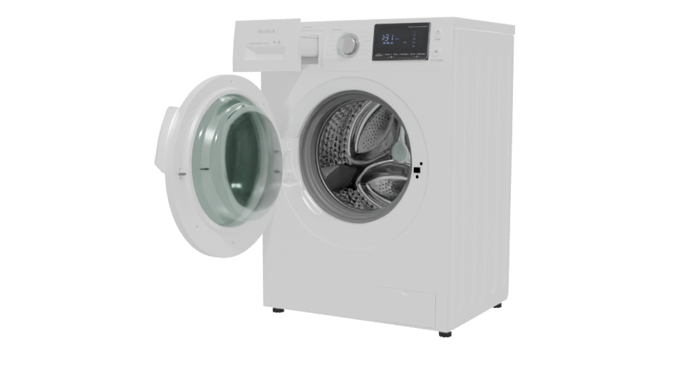High-Efficiency Washing Machine Model - Professional 3D Model Render 12