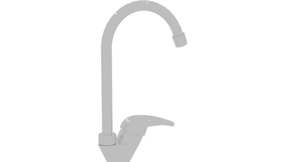 Stylish Kitchen Faucet 3D Model - Professional 3D Model Render 10