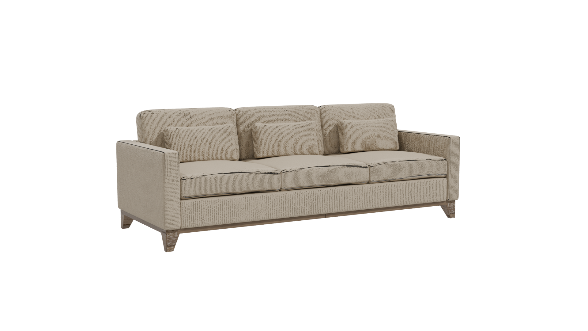 Lilyrose Beige Sofa 3D Model - Professional 3D Model Render 10