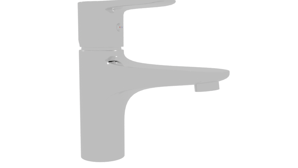 Stylish Metal Faucet 3D Model - Professional 3D Model Render 9