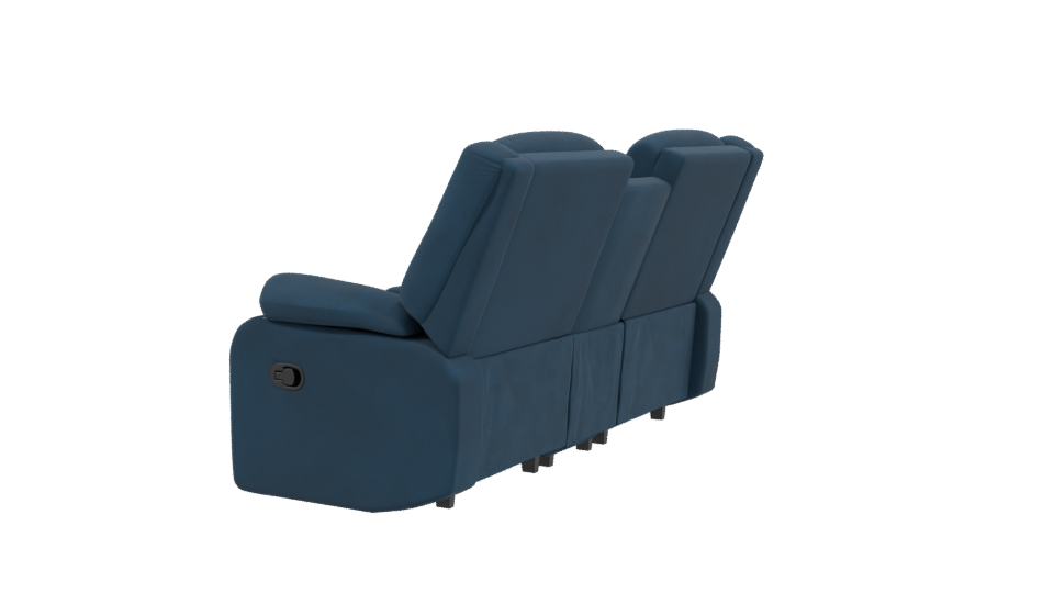 Stylish Reclining Sofa Model - Professional 3D Model Render 3