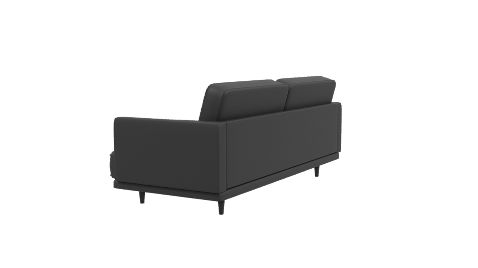 Elegant Modern Sofa 3D Model - Professional 3D Model Render 3
