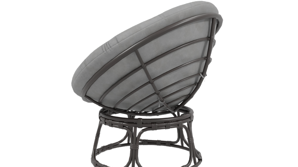 Stylish Fabric Lounge Chair Model - Professional 3D Model Render 3