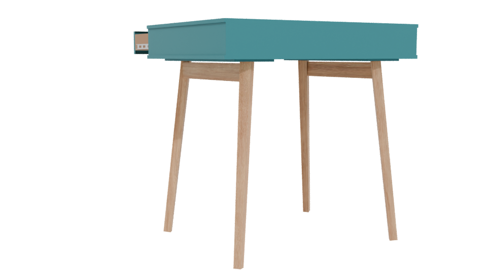 Stylish Modern Minimalist Table - Professional 3D Model Render 4