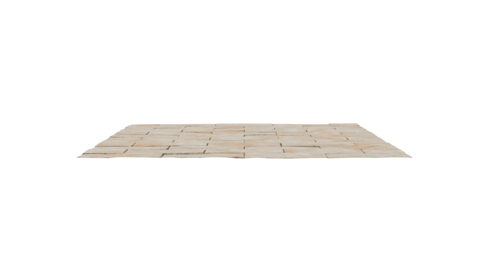 Stylized Stone Paving Surface - Professional 3D Model Render 5