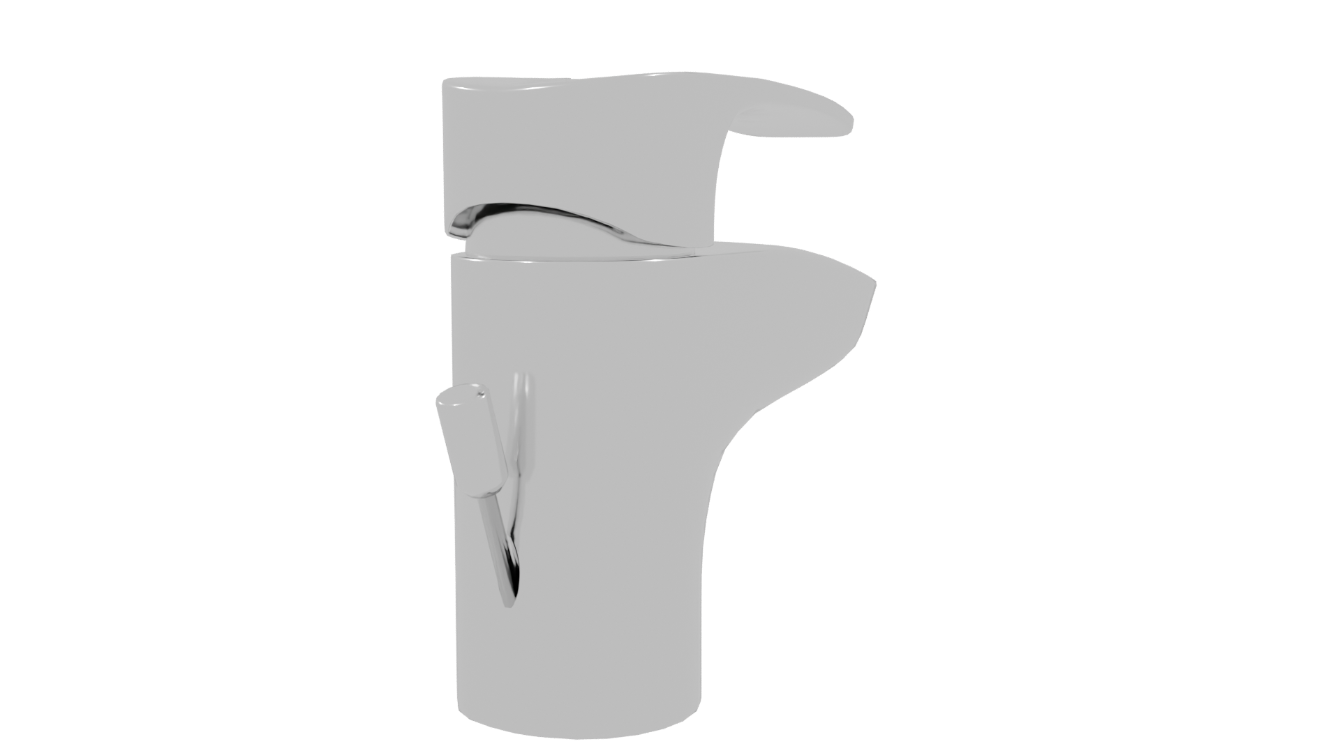 Sleek Modern Faucet 3D Model - Professional 3D Model Render 9