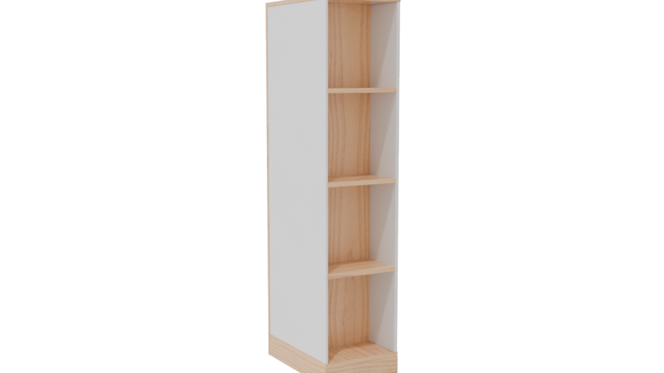 Minimalist Storage Cabinet 3D Model - Professional 3D Model Render 7