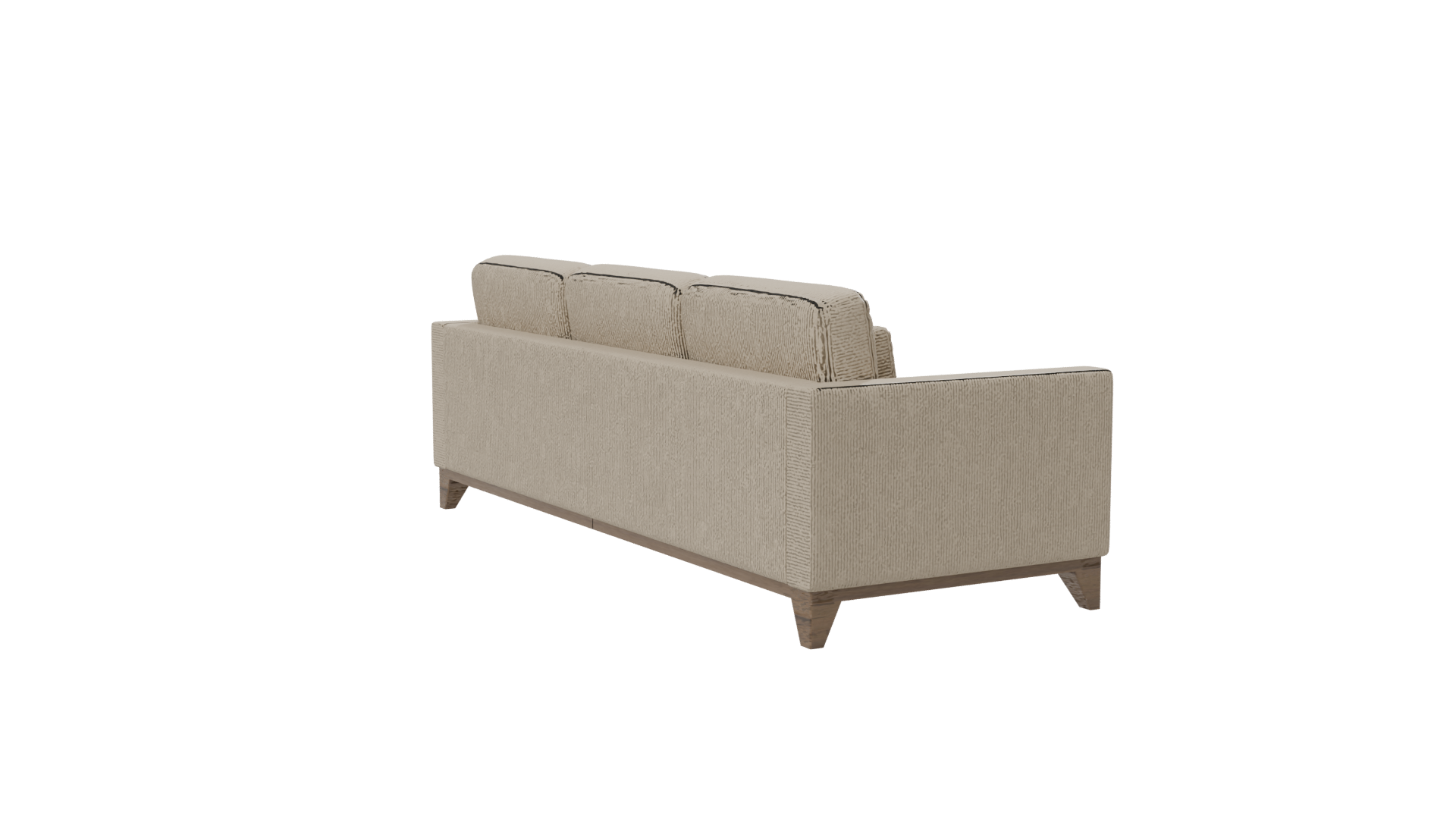 Lilyrose Beige Sofa 3D Model - Professional 3D Model Render 7