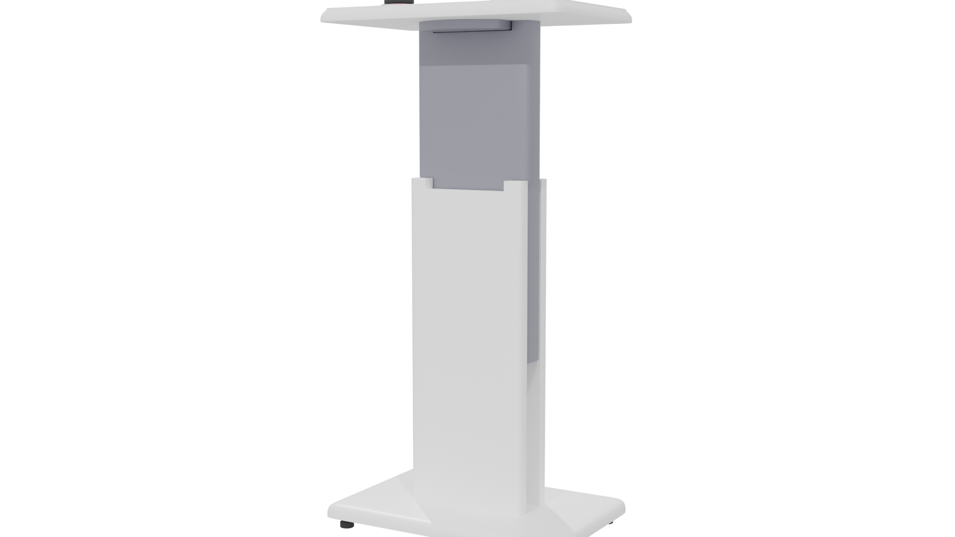 Stylish Office Desk Stand 3D - Professional 3D Model Render 6