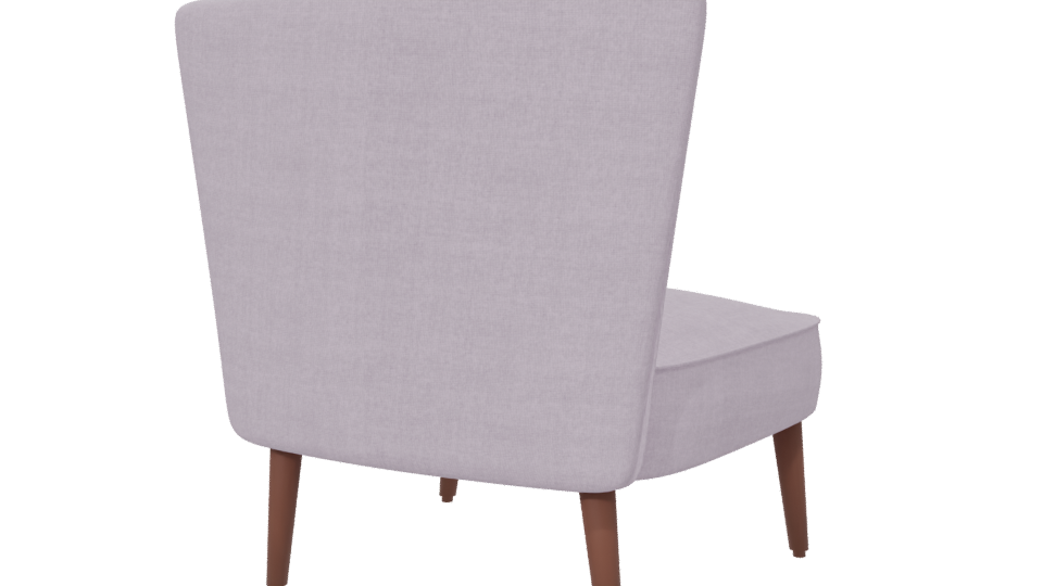 Stylish Modern Accent Chair 3D Model - Professional 3D Model Render 6