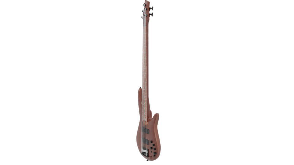 Stylish 5-String Electric Bass - Professional 3D Model Render 13